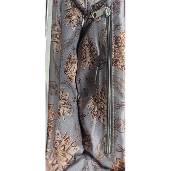 Hobo International Lauren Double Frame Clutch Bifold Wallet Leather Forest Green - Picture 11 of 16